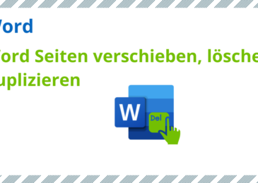 Seiten in Word verschieben