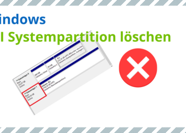 EFI-Systempartition löschen