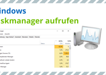 Windows 10 Taskmanager aufrufen