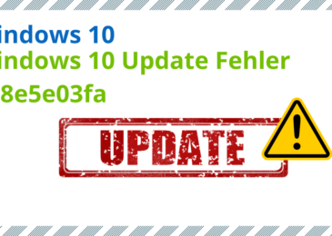 Windows 10 Update Fehlercode 0x8e5e03fa