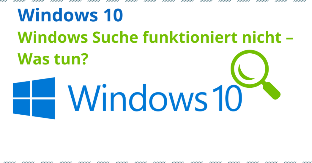 Windows Suche funktioniert nicht – Was tun