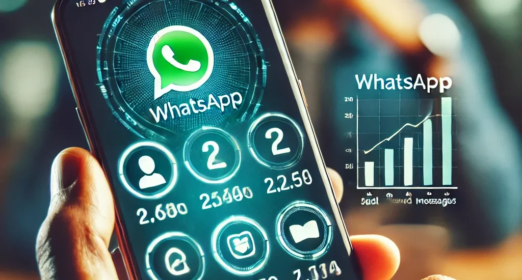 wie viele WhatsApp-Nachrichten habe ich verschickt?