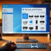 Klassische Drucker und die Geräteansicht in Windows 11